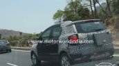2017 Ford EcoSport (facelift) rear three quarter spied in India for the first time