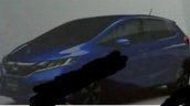 2017 Honda Jazz (2017 Honda Fit) blue leaked image