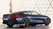 BMW 8 Series concept rear three quarters leaked image