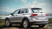 Indian-spec 2017 VW Tiguan rear three quarters