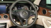 2017 Mercedes E 220 d LWB steering wheel launched in India