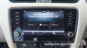 2017 Skoda Octavia touchscreen revealed for India images