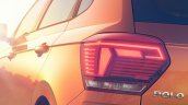 2017 VW Polo tail light teaser