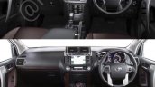 2018 Toyota Land Cruiser Prado vs. 2014 Toyota Land Cruiser Prado interior