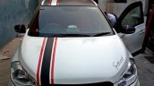 Dual tone Maruti S-Cross with stripes by AK Customs front