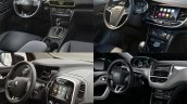Hyundai Kona vs. Renault Captur vs. Peugeot 3008 vs. Vauxhall Mokka X (Opel Moka X) interior