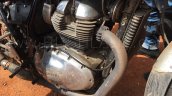 Royal Enfield Continental GT 750 latest spy shot engine and radiator
