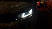 Tata Nexon spied headlamp at night