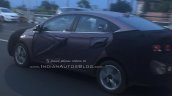 2017 Hyundai Verna left side in motion spy shot