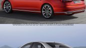 2018 Audi A8 vs. Audi 2014 Audi A8 - Old vs. New rear three quarters