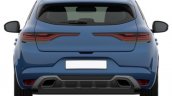 2018 Renault Megane GT Patent Image Rear View
