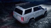 Ford Bronco 4-door rear three quarters elevated view rendering fifth image