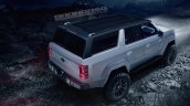 Ford Bronco 4-door rear three quarters elevated view rendering second image