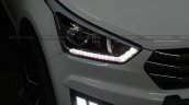 Hyundai Creta modified with 'ice cube' foglamp on
