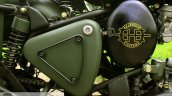 Royal Enfield Bullet 350 Encode by Haldankar Customs badging Customiser