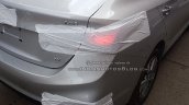 2017 Hyundai Verna spied on way to dealership tail lights