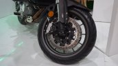 Benelli TRK 502 at Nepal Auto Show front wheel