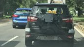 Ford EcoSport 2017 spotted with no covers panther black rear