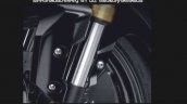 Honda 150 SS racer leaked brochure front fork