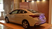 Hyundai Verna 2017 rear three quarters sleek silver
