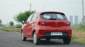 Tata Tiago AMT test drive review rear three quarters