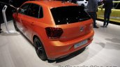 2017 VW Polo TGI R-Line rear three quarters at the IAA 2017