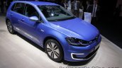 2017 VW e-Golf front three quarters at IAA 2017