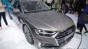 2018 Audi A8 front three quarters at the IAA 2017