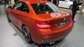 2018 BMW 2 Series Coupe (LCI) rear quarter at the IAA 2017