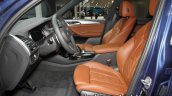 2018 BMW X3 front seats at IAA 2017