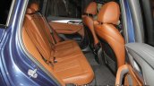 2018 BMW X3 rear seat at IAA 2017