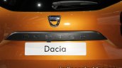2018 Dacia Duster rear badge registration plate at IAA 2017