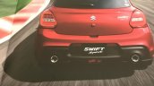 2018 Suzuki Swift Sport rear leaked brochure