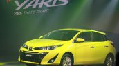 2018 Toyota Yaris Thailand front three quarters live images