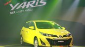 2018 Toyota Yaris Thailand live images right front three quarters