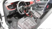 2018 VW Polo GTI interior dashboard at the IAA 2017