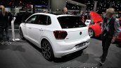 2018 VW Polo GTI rear three quarters at the IAA 2017
