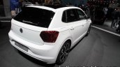 2018 VW Polo GTI rear three quarters right side at the IAA 2017