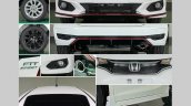 Chinese-spec 2017 Honda Fit Sport (2017 Honda Jazz) spy shot