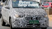 Fiato X6S (FIat Argo-based sedan) front three quarters spy shot