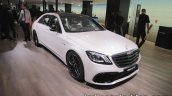 2017 Mercedes-AMG S 63 front three quarters view at IAA 2017
