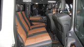 Mercedes-AMG G 63 Exclusive Edition rear seat at IAA 2017