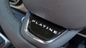 Renault Captur test drive review Platine badge steering wheel