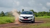 Renault Captur test drive review action shot water