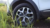 Renault Captur test drive review alloy wheel front