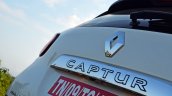 Renault Captur test drive review badge