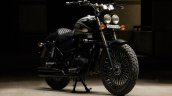 Royal Enfield Thunderbird 350 Quick Silver by Eimor Customs front right quarter