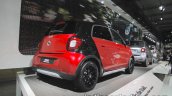 Smart forfour crosstown edition rear three quarters at IAA 2017