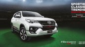 Toyota Fortuner TRD Sportivo front three quarters