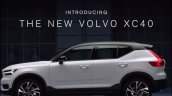 Volvo XC40 leaked side view